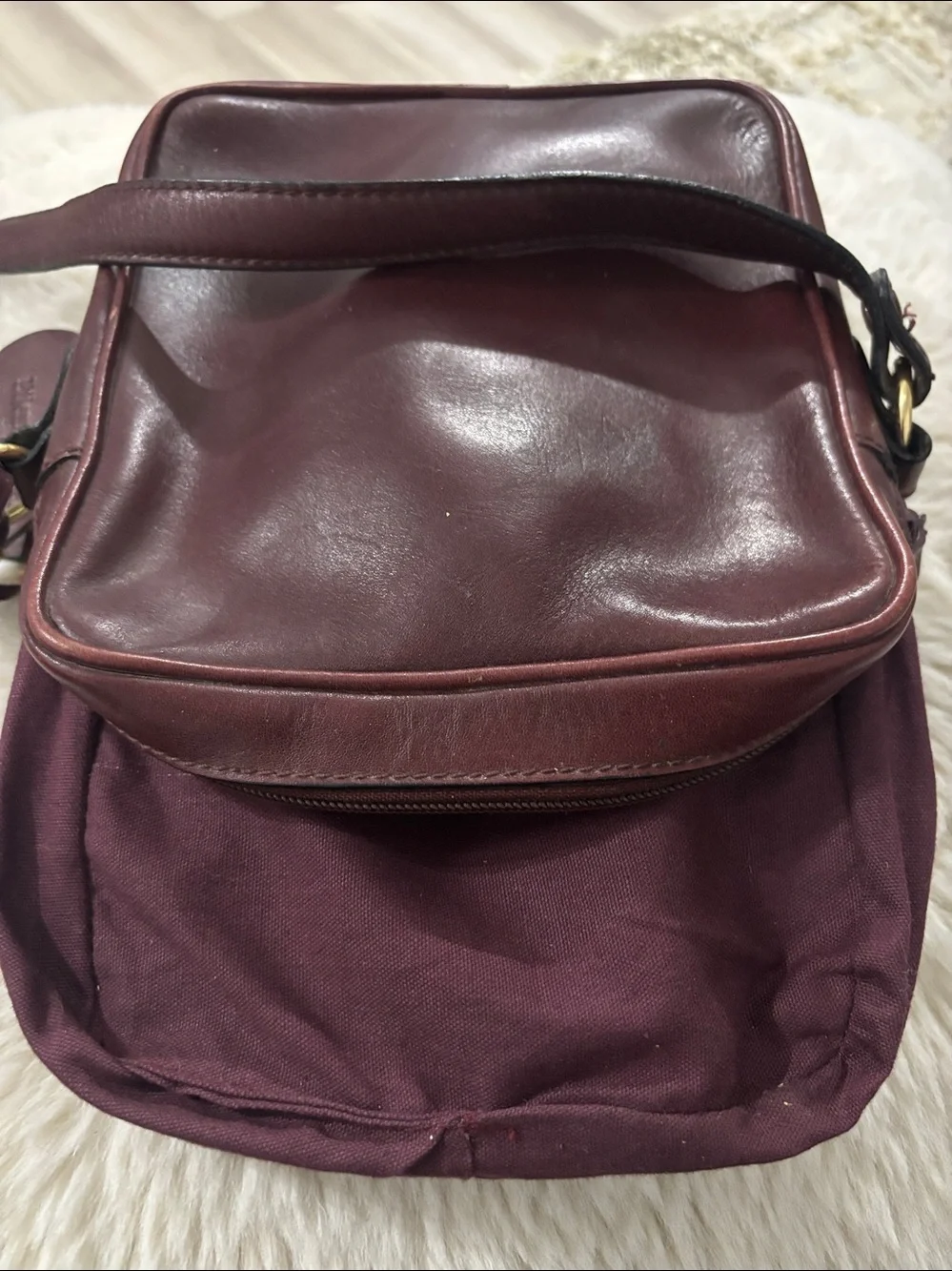 Etienne Aigner‎ Vintage Braided Leather Crossbody Bag